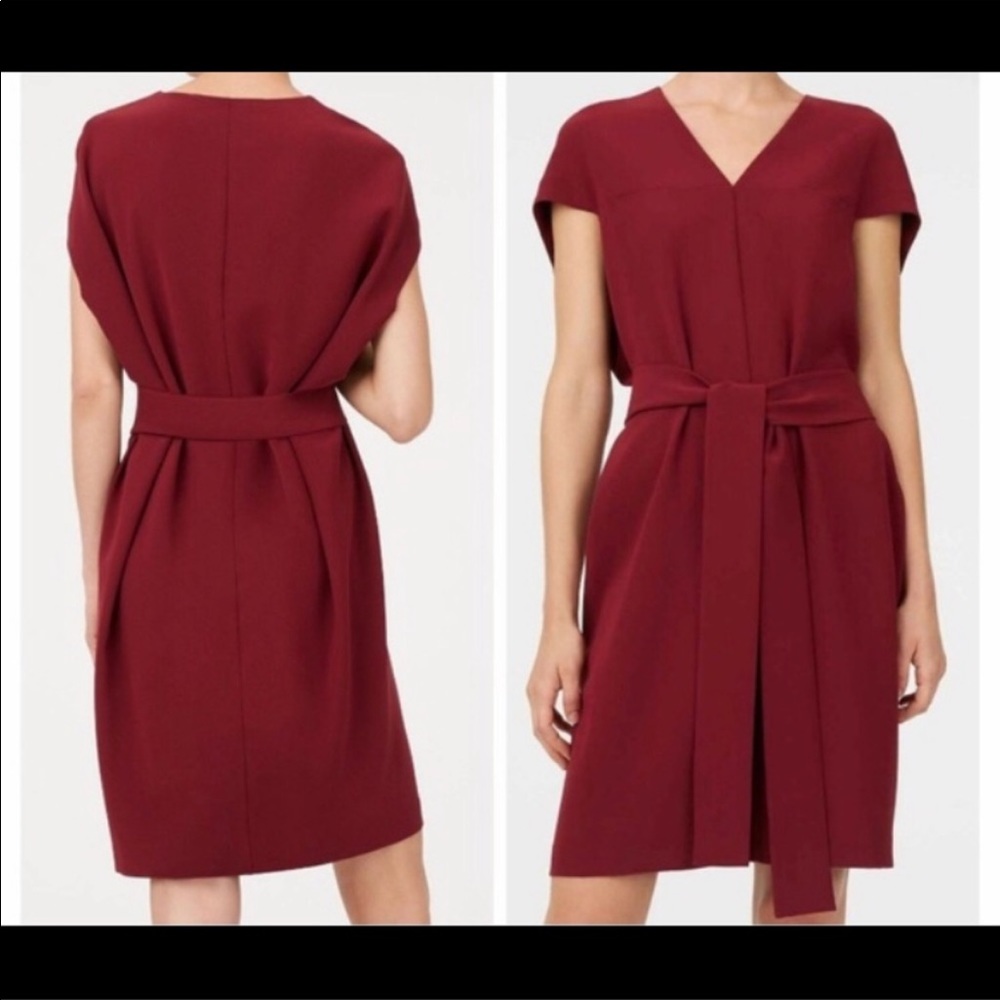 Club Monaco Vanellie Dress. Pomegranate color. Size 6